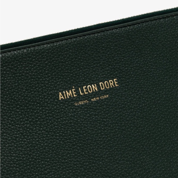 ALD Small Leather Pouch Botanical Green - Picture 2 of 9